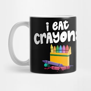 I Eat Crayons - Funny Child Coloring Artists Mug